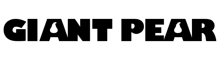 Giant Pear  Fuentes Gratis Descargar