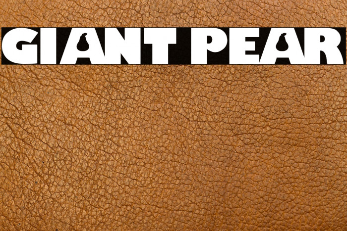 Giant Pear Example 2