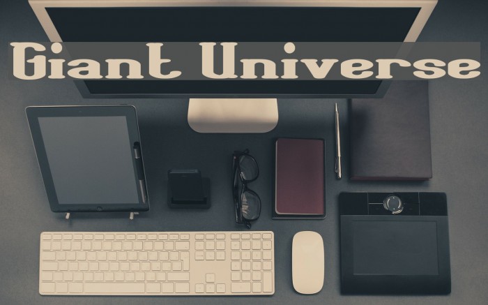 Giant Universe Font examples
