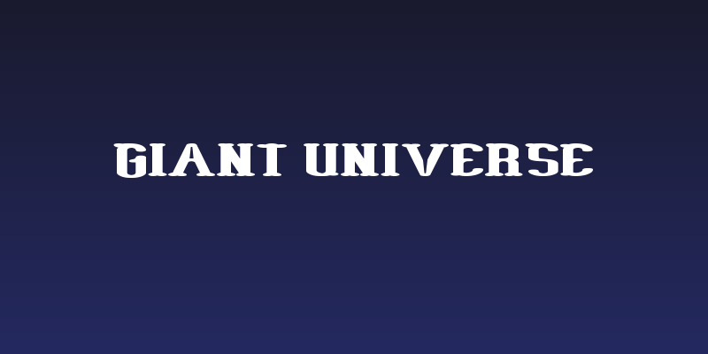 Giant Universe Social Header