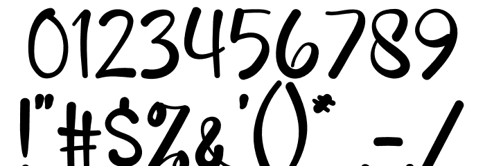 Giant Font OTHER CHARS