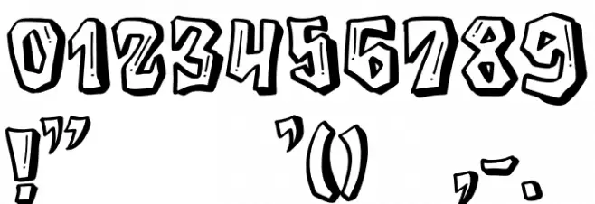 GiantBoomFont Regular Font OTHER CHARS