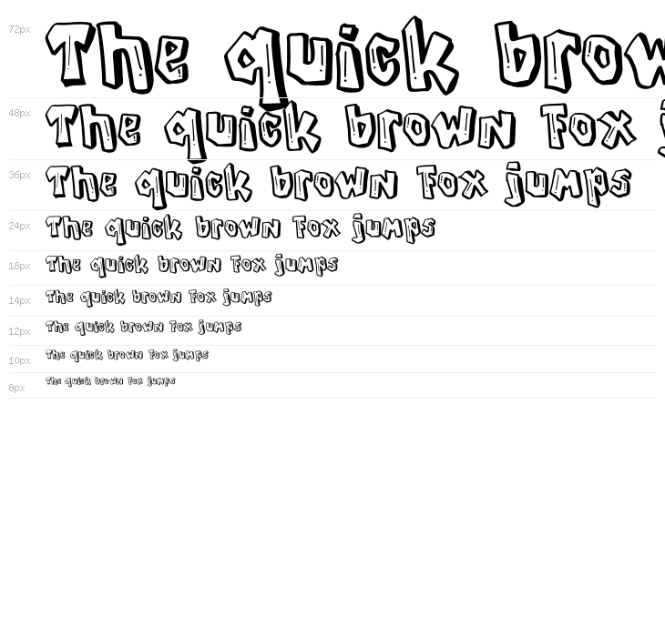 GiantBoomFont Regular Waterfall