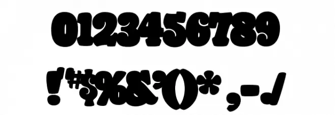 GiantHeadOT Font OTHER CHARS