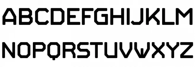 GiantRobotArmy Medium フォント 大文字