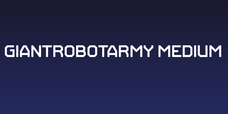 GiantRobotArmy Medium Social Header
