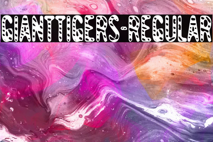 GiantTigers-Regular Font examples