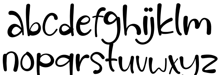 Giant Font LOWERCASE