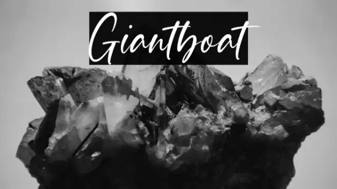 Giantboat Schriftart examples
