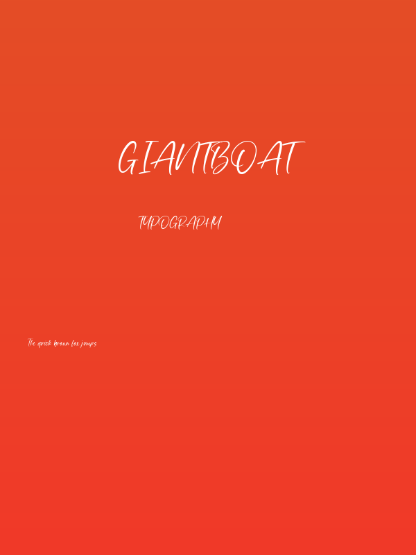 Giantboat Poster