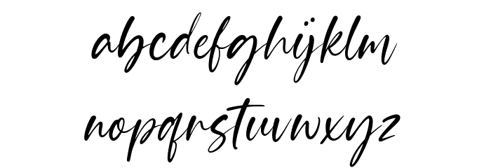 Giantboat Font LOWERCASE