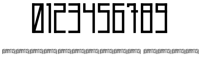 Giantis-Demo Font OTHER CHARS