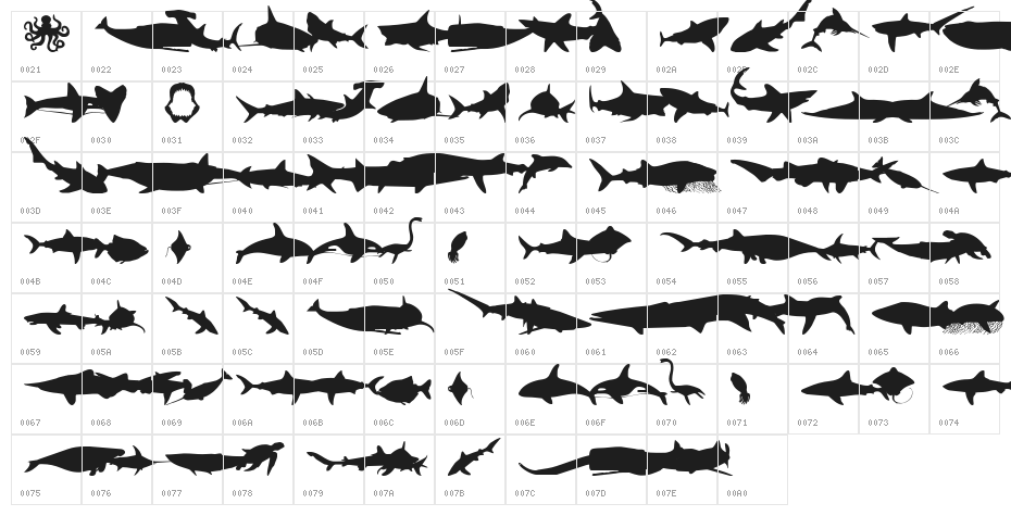 Giants of the Sea Character Map