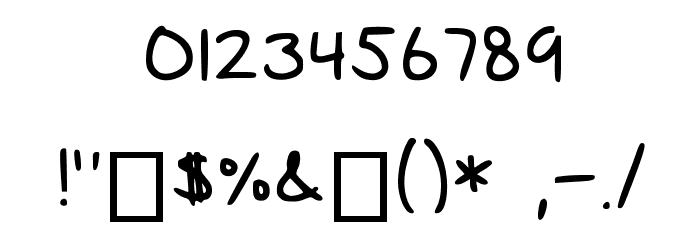 GiantsTeeth Medium Font OTHER CHARS