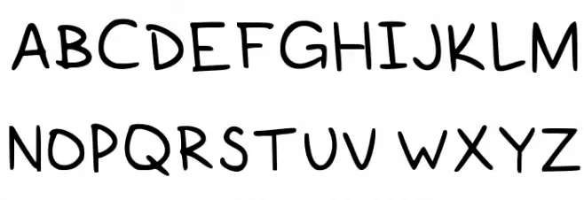 GiantsTeeth Medium フォント 大文字