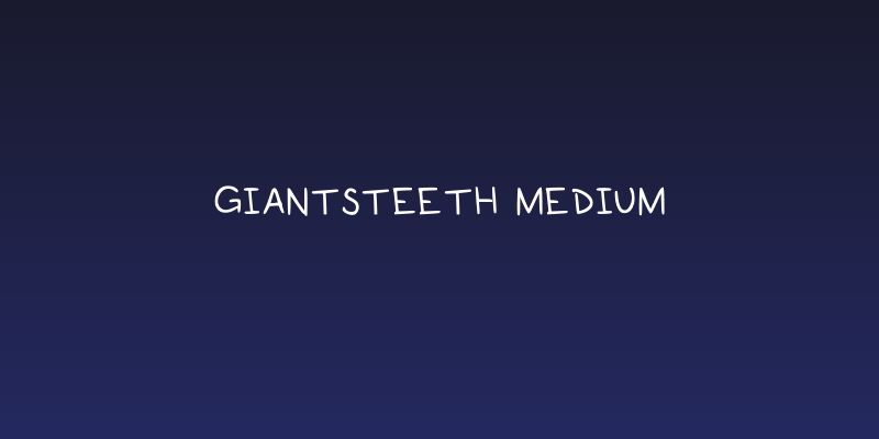 GiantsTeeth Medium Social Header