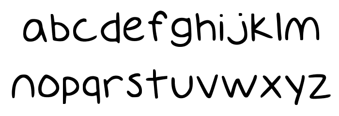 GiantsTeeth Medium Font LOWERCASE