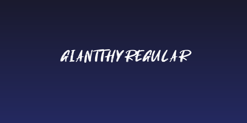 Giantthy Regular Social Header