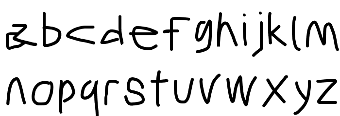 Gib Font Plox Font LOWERCASE