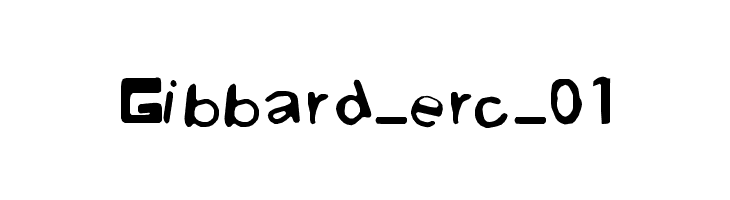 Gibbard_erc_01  Frei Schriftart Herunterladen