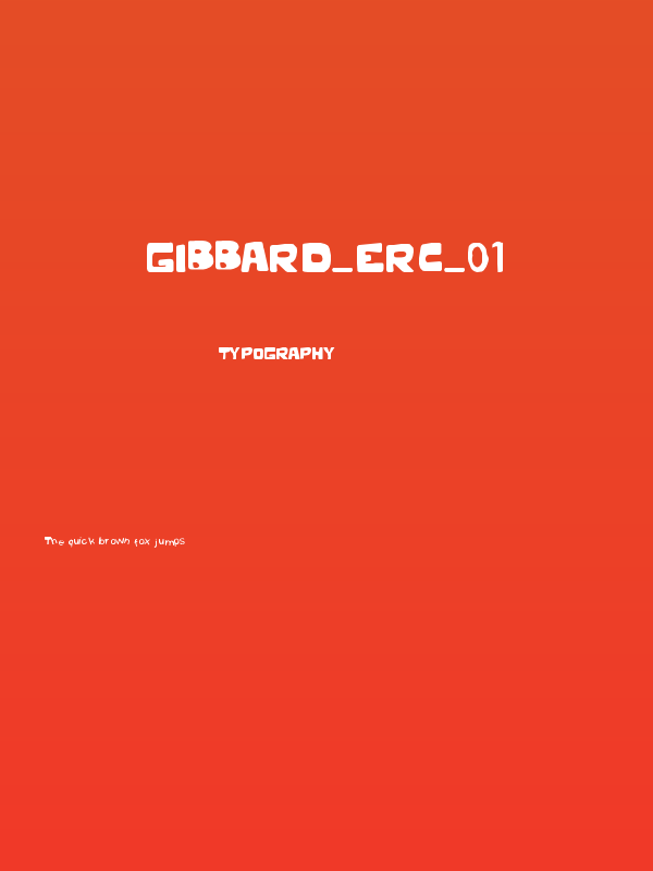 Gibbard_erc_01 Poster