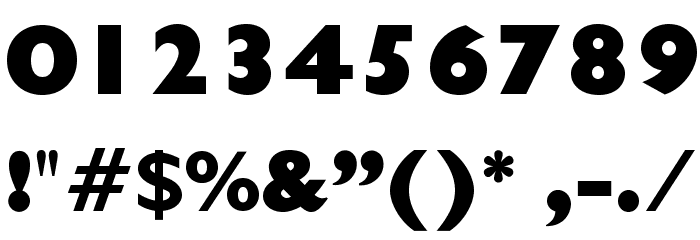 GibbyOpti-ExtraBold Font OTHER CHARS