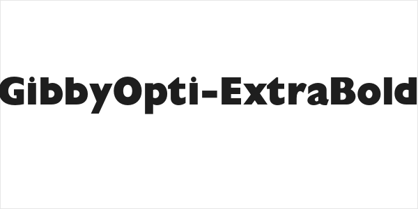 GibbyOpti-ExtraBold Logo