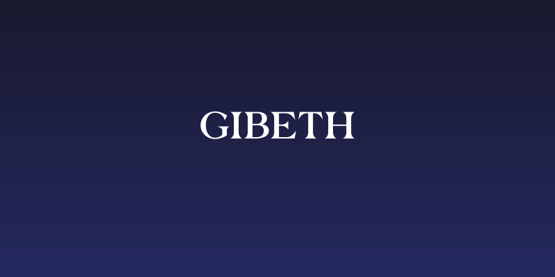 Gibeth Social Header