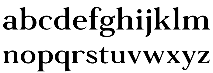 Gibeth Caratteri MINUSCOLO