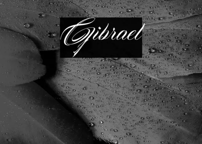 Gibrael Font examples