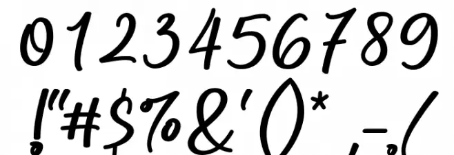 Gibran Font OTHER CHARS