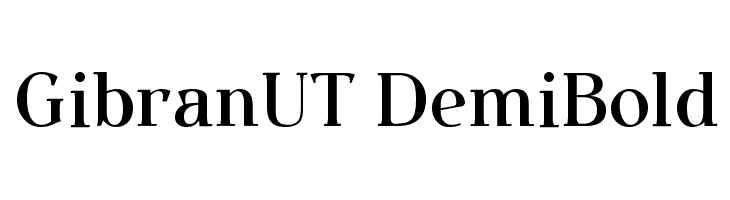 GibranUT DemiBold Font