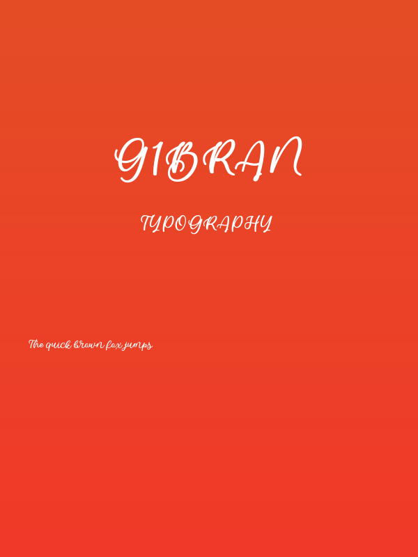 Gibran Poster