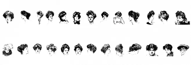 Gibson Girls Font UPPERCASE