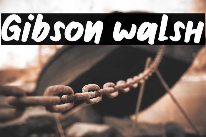 Gibson walsh Example 3