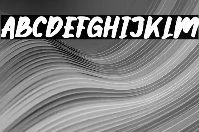 Gibsonwalsh Font examples