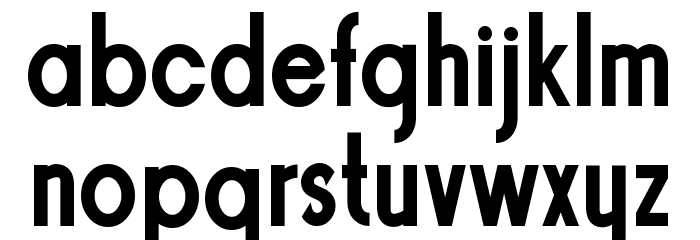 Gibster Font LOWERCASE