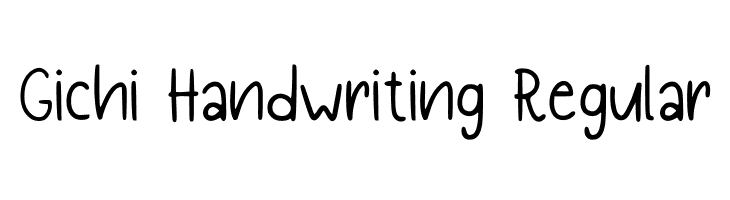 Gichi Handwriting Regular  font caratteri gratis