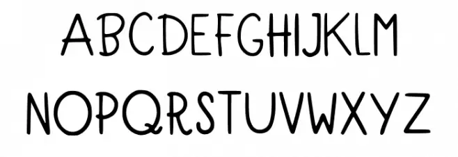 Gichi Handwriting Regular لخطوط تنزيل الأحرف الكبيرة
