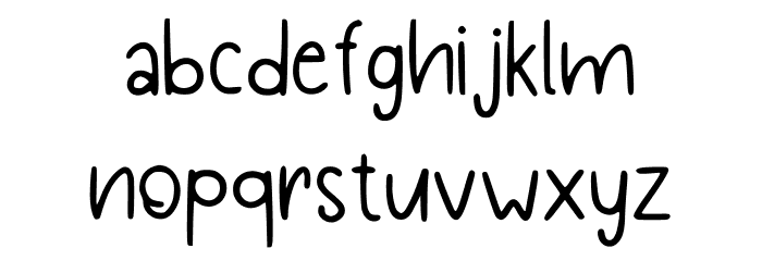 Gichi Handwriting Regular Font LOWERCASE