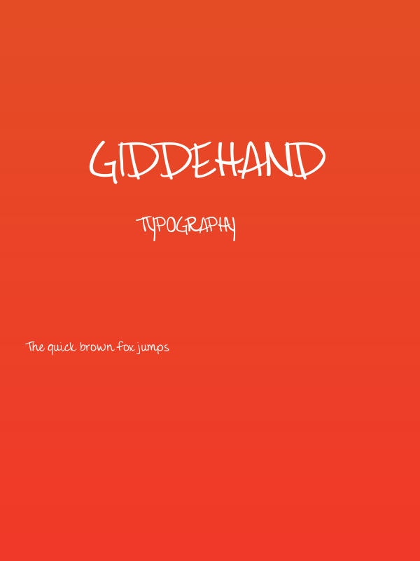 GiddeHand Poster