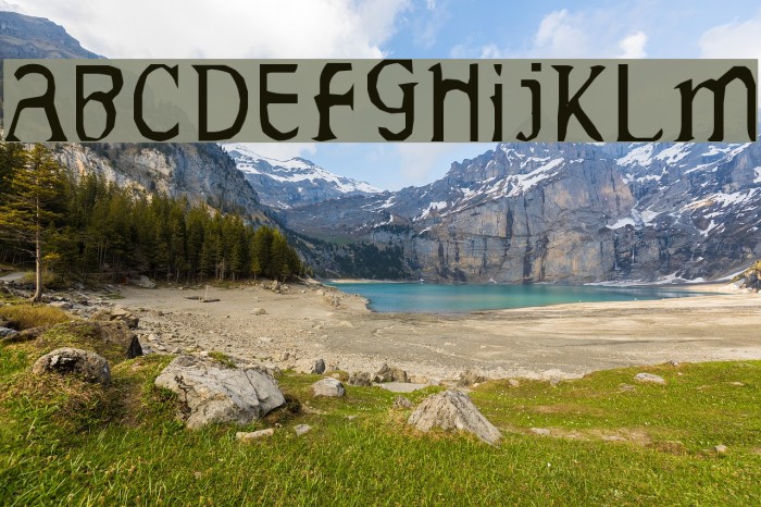 Gideon Plexus Font examples