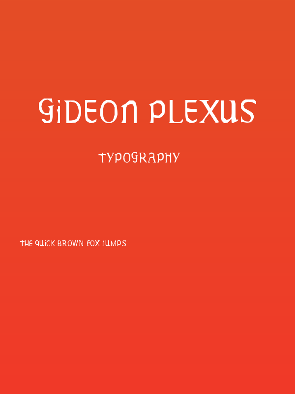 Gideon Plexus Poster