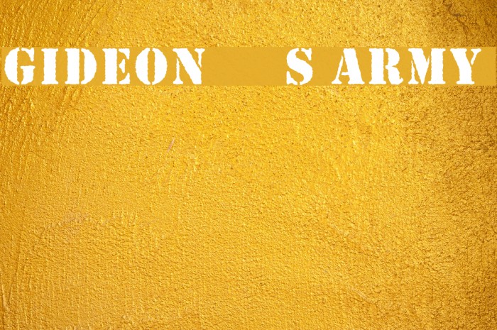 Gideon s Army  Example 2