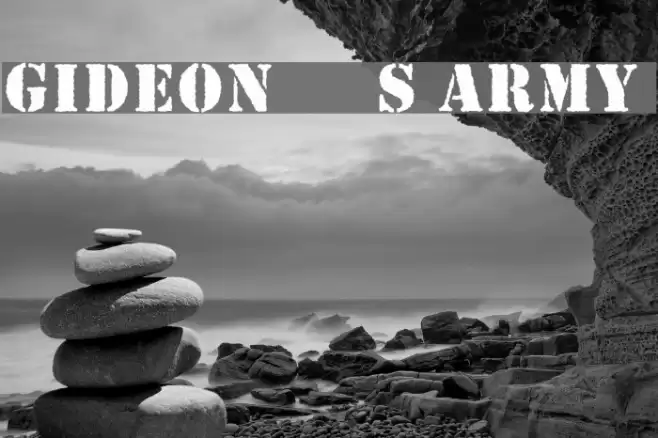 Gideon s Army  Font examples