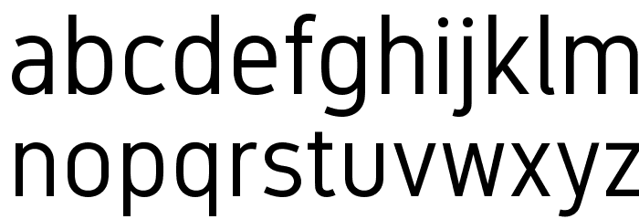 Gidole Regular Font LOWERCASE