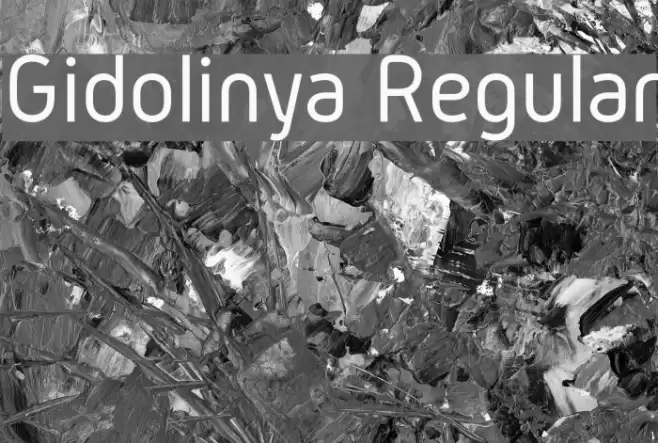Gidolinya Regular Font examples