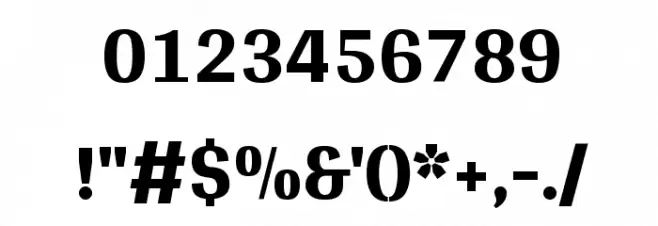 Gidugu Font OTHER CHARS