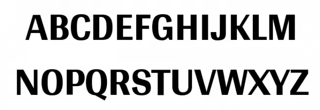 Gidugu Fonte MAIÚSCULAS