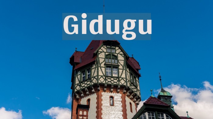 Gidugu Font examples